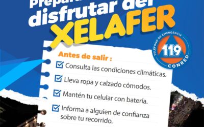 Conred brinda recomendaciones por Xelafer