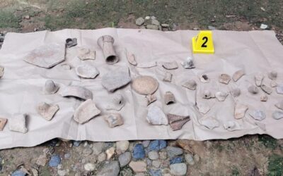 PNC incauta posibles piezas arqueológicas y arma en Petén