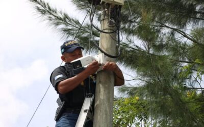 PNC desinstala cámaras utilizadas por estructuras criminales
