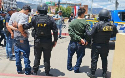 Presuntos sicarios de la terrorista Mara 18 capturados en Quetzaltenango