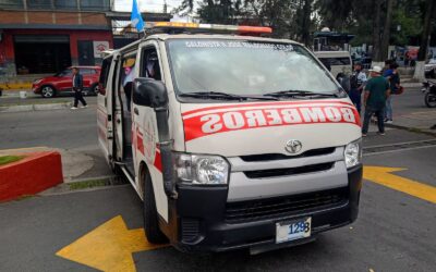 Accidente de tránsito en la zona 3 de Quetzaltenango