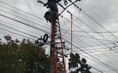 Técnicos reparan falla en el ramal Xela 4