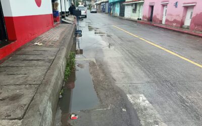 Tragantes con taponamientos en la zona 1 de Quetzaltenango