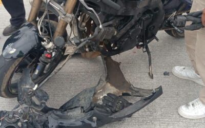 Accidente de tránsito en la zona 7 de Quetzaltenango