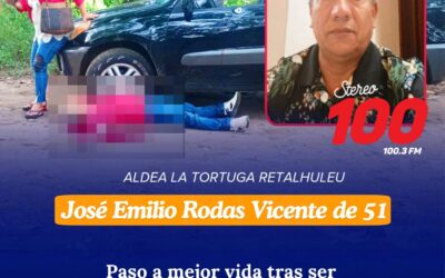 Hombre muere en emboscada en aldea en Retalhuleu