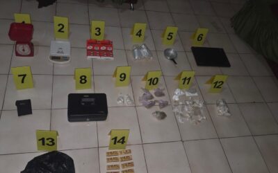 Localizan droga y motocicletas durante allanamiento en Nuevo San Carlos