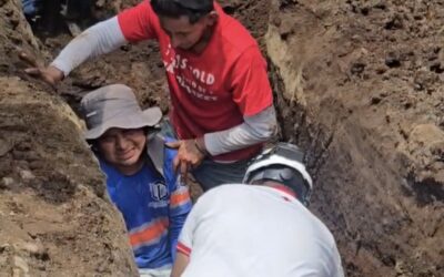 Dos trabajadores quedan semisoterrados en Coatepeque