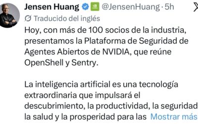 Nvidia lanza plataforma para controlar agentes de inteligencia artificial fuera de control