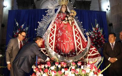 Presentan producción audiovisual del himno a la Virgen del Rosario