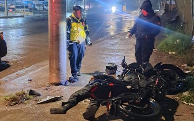 Motorista muere y otro resulta herido de gravedad en la zona 5 de Xela