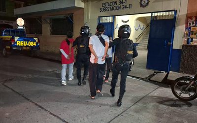 Detenidos porque trasladaban droga en mototaxi