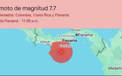 Fuerte terremoto de magnitud 7.7 sacude Panamá y genera alerta sísmica en la región