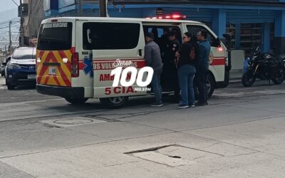 Persona atropellada en Avenida Las Américas, zona 1 de Xela