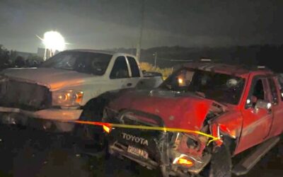 Triple colisión en la recta del Llano del Pinal deja un fallecido y un herido