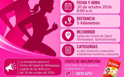 Invitan a Carrera 5K por la prevención del cáncer de mama