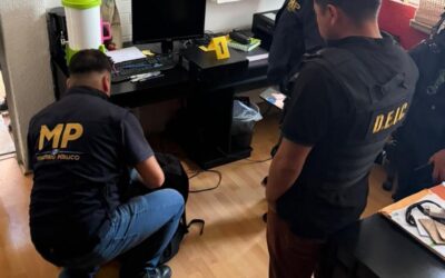 MP recupera equipo de cómputo sustraído del Segundo Registro de la Propiedad en Quetzaltenango
