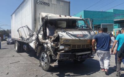 Accidente de tránsito en la zona 8 de Quetzaltenango deja un herido y daños materiales