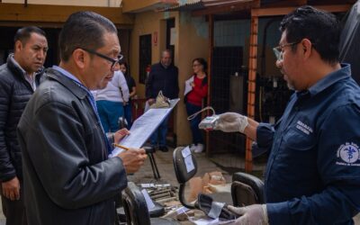 DDRISSQ realiza destrucción de bienes dados de baja en distritos de salud de Quetzaltenango y San Juan Ostuncalco