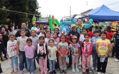 Celebran Día del Niño en colonia Vista Bella
