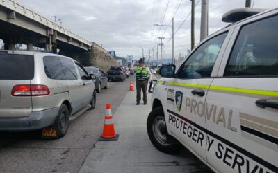 Provial realiza control preventivo en la Ruta Nacional 1 en Salcajá