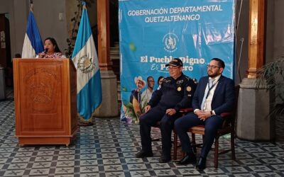 Analizan situación de seguridad en Quetzaltenango