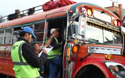 DGT, Provial y PNC intensifican operativos en el occidente del país e imponen 40 sanciones al transporte colectivo