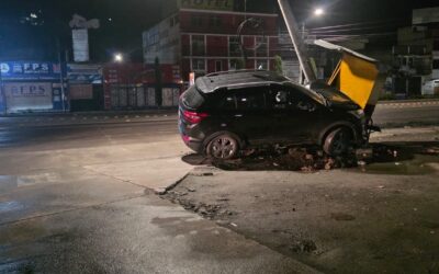 Mujer herida en accidente en zona 2 de Xela