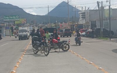 Accidente de tránsito en la zona 7 de Xela