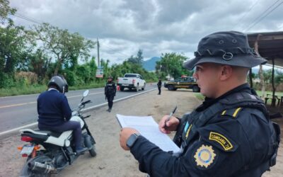 PNC desarrolla operativos de seguridad en Chimaltenango