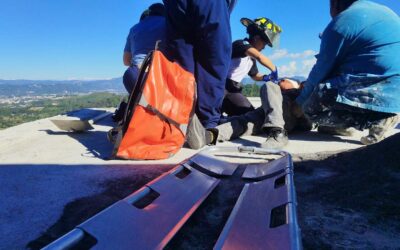 Trabajador herido al caer de andamio en Chimaltenango