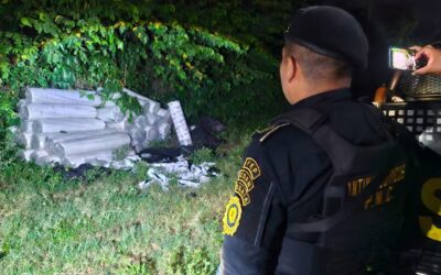 Hallan más de 800 paquetes con marihuana en Escuintla