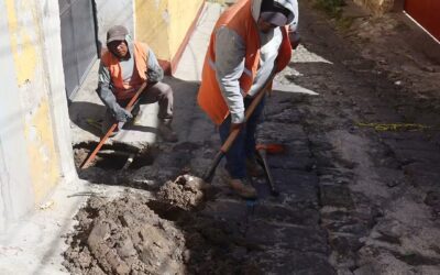 Hundimiento en la zona 1 de Quetzaltenango