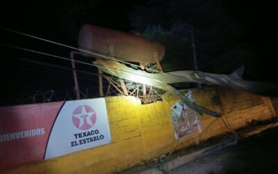 Caída de rama deja sin luz a cuatro circuitos en Xela