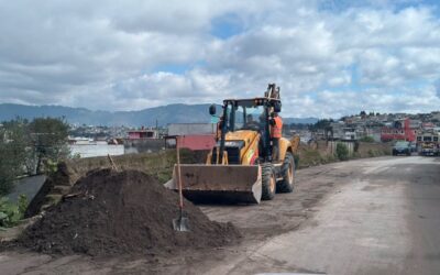 Retiran sedimentos en avenida El Cenizal, zona 4