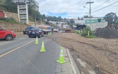 Reportan cierre parcial por trabajos de mantenimiento en el km 225 de Cito Zarco