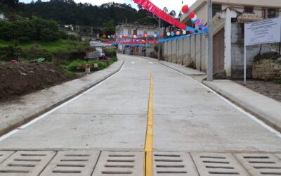 Inauguran proyecto integral de servicios básicos y pavimentación en la 6.ª calle final de la zona 4 de Quetzaltenango