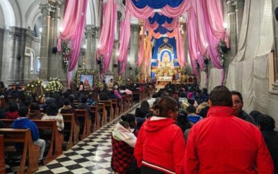 Así es el panorama en Catedral de Quetzaltenango por celebración de la Virgen del Rosario