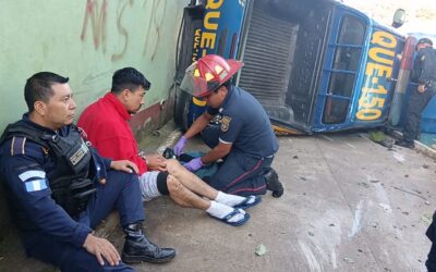 Dos heridos tras vuelco en entrada a caserío La Joya, Colomba