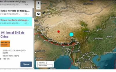 Sismo de 7,0 grados estremece el Tíbet y provoca alerta por daños