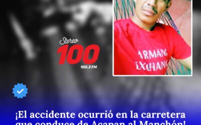 Colisión de motocicletas deja un fallecido y un herido en Champerico
